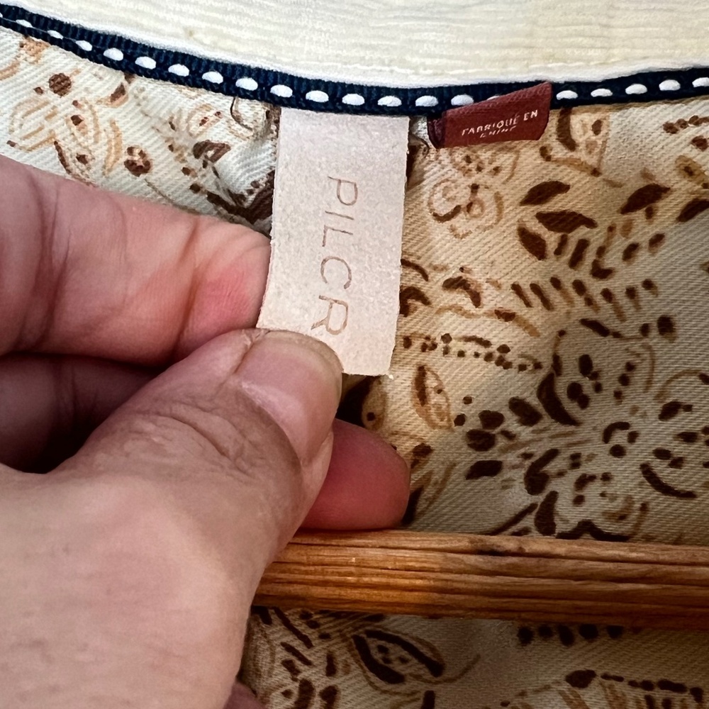 Anthropologie corduroy ivory dress - Picture 3 of 5